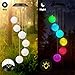 Kohree Crystal Ball Solar Wind Chimes Outdoor, Waterproof Solar Powered LED Color Changing Lamp Hanging Crystal Ball Wind Chimes Lights for Thanksgiving Patio Decoration