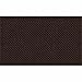 Textures, Iron Lattice Entrance Mat, 3-Feet by 5-Feet, Walnut
