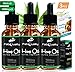 FabQuality (3 Pack) Hemp Oil Drops 1000mg, 100% Natural Extract, Anti-Anxiety and Anti-Stress, Natural Dietary Supplement, Rich in Omega 3 & 6 Fatty Acids for Skin & Heart Health,Vegan Friendly
