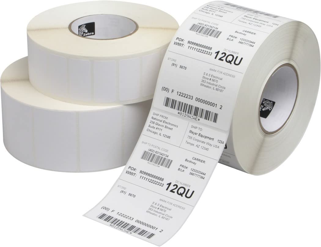 Zebra 2740 Labels, 76 mm, Box of 4, 2100 Labels, 25 mm, Box of 12