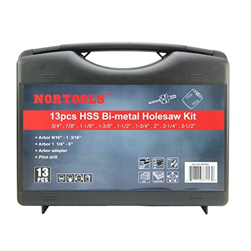 NORTOOLS HSS Bi-metal Holesaw Kit 13pcs - Thumbnail 2