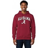 NCAA Crewneck Sweatshirt Men Women Cotton Polyester Fleece Pullover | Officially licensed NCAA; 50% cotton, 50% polyester; crew neck collar; screen-printed graphics; unisex regular fit