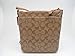 Coach F58309 SIGNATURE NORTH/SOUTH CROSSBODY Khaki Saddle