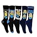 Mens/boys Official Licensed Despicable Me 3 Pairs Of 'Minions' Character Socks / Uk 6-11 Eur 39-45