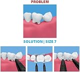 Piksters Interdental Brushes 40 pk Size 7 Black for Large Gaps Braces view 5