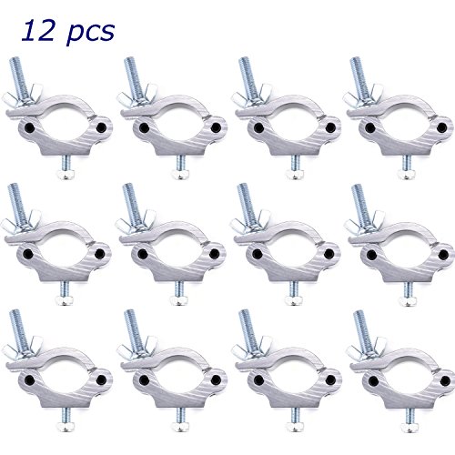MFL 660lb Duty Stage Light Clamp C223 Aluminum Lighting Truss O-Clamp for DJ Lighting (Pack of 12)