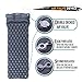 ZOOOBELIVES Ultralight Sleeping Pad with Pillow– Inflatable Camping Mat for Backpacking, Traveling and Hiking, Compact and Portable Multiple Color Options