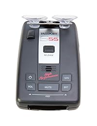 Escort Passport S55 Detector de láser   radar de alto rendimiento con soporte de montaje por succión RadarMount para detectores de radar