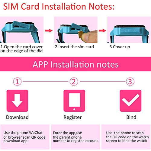 SinoPro Children Smart Watch Kids Wrist Watch with 1.44\