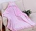 ZoopurrPets Baby Boys' or Baby Girls' Hooded Animal Blanket; Super Soft, Huggable Plush Hoodie Blanket (Pink Cow)