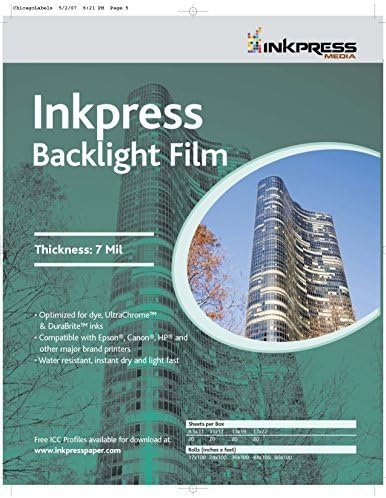INKPRESS MEDIA 160 GSM, 7 Mil Paper (#IBF851120) by INKPRESS MEDIA
