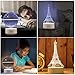 ZNZ 3D LED Lamp Night Light 7 Colors USB Operated Table Dimmable Night Light with Touch Switch Remote Control for Kids, 3D Light Optical Illusions Desk Lamp for Room Decor (Death Star+Eiffel Tower)