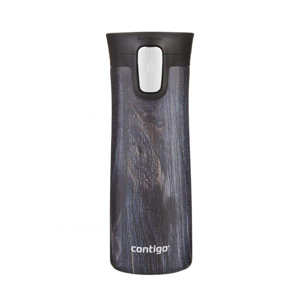 Contigo Unisex's Pinnacle Autoseal Thermobecher, Edelstahl-Reisebecher, Isolierbecher, auslaufsicher, Kaffeebecher to Go, Travel Mug mit Easy-Clean-Deckel, BPA-frei, 420 ml, Indigo Wood