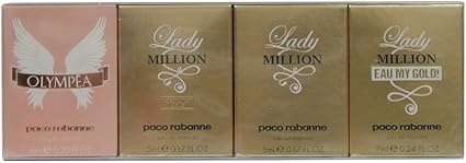 paco rabanne ladies 4 piece miniature set