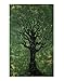 RAJRANG BRINGING RAJASTHAN TO YOU Tie Dye Tree of Life Tapestry - Boho Wall Hanging Hippie Living Room Decorative Pure Cotton Bohemian Tapestries - 84 X 54 Inches