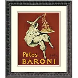 Framed Art Print, 'Pates Baroni (ca. 1921)' by Leonetto Cappiello: Outer Size 16 x 19"