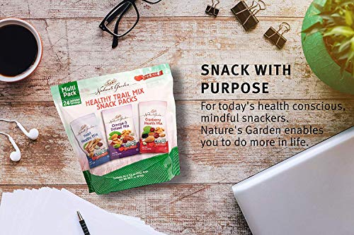 Nature's Garden Healthy Trail Mix Snack Packs, Multi Pack 1.2 oz bags, Pack of 24 (Pack of 2) - Thumbnail 2