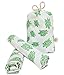 2 Toddler or Travel Pillowcases in Organic Cotton to Fit 13 x 18 and 14 x 19 Pillow, Turtle Print (Green)