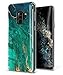 GVIEWIN Marble Galaxy S9 Case, Ultra Slim Thin Glossy Soft TPU Rubber Gel Silicone Phone Case Cover for S9 (Green/Gold)