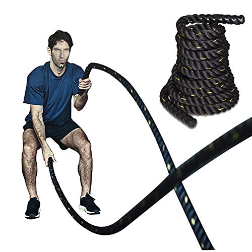 Grande Juguete Battle Rope - 1.5"/2" Width 30/40/50ft Length Fitness Rope Workout Training Undulation Rope Exercise