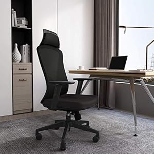 MOSUN High Back Ergonomic Office Chair – Breathable Mesh Task Chair with Lumbar Support, Adjustable Headrest and Armrest…