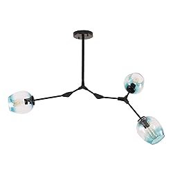 NA Modern Molecular Globe Pendant Light with 3-Head