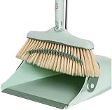 SWISSPACK Twist 54 Inch Long Handled Dustpan and Brush Set Green view 6