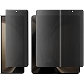 FYDIKHN Anti-Spy Screen Protector Suit for Samsung Galaxy Z Fold 5 5G 2023, Matte Anti-Glare Privacy Outer Inner Soft Anti-Scratch Film Anti-Peeping