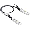 10Gtek# SFP+ DAC Twinax Cable, Passive, Compatible with Cisco SFP-H10GB-CU0.3M, Ubiquiti UniFi, Fortinet and More, 0.3 Meter(