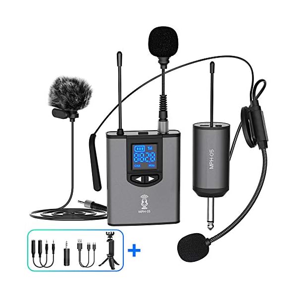 wireless mic system with speakers