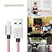 iPhone Cable BULESK 3Pack 10FT Nylon Braided Lightning to USB iPhone Charger Cord for iPhone 7 Plus 6S 6 SE 5S 5C 5, iPad 2 3 4 Mini Air Pro, iPod - Pink