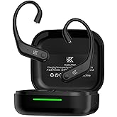CCA KZ AN01 Active Noise Cancellation IEM Bluetooth 5.4 Adapter | Ear-Hook Module, 40Hrs Playback Sport Earhook for KZ ZS10 PRO/ZSN Pro X/AS16 PRO X/Castor/EDX Pro, CRA/C12(0.78mm Pin)
