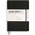 LEUCHTTURM1917 - Notebook Softcover Composition B5-123 Numbered Pages for Writing and Journaling (Dotted, Black)