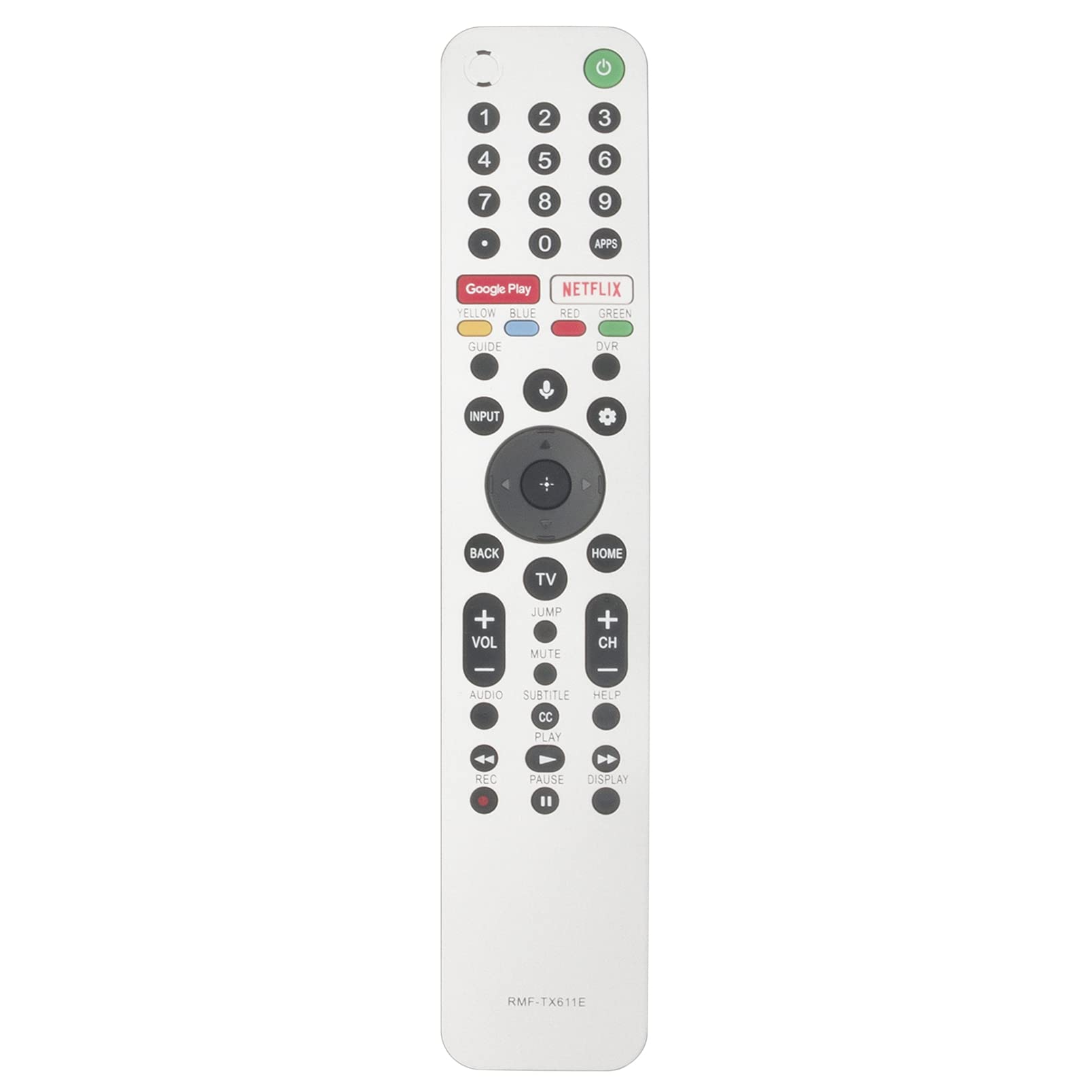 ALLIMITY RMF-TX611E Voice Remote Control Replace fit for Sony 4K HD TV KD-49XH9505 KD-55XH9505 KE-65A87 KE-65A89 KD-65XH9505 KD-55A87 KD-55A89 KD-75XH9505 KD-85XH9505 KD-65A87 KD-65A89