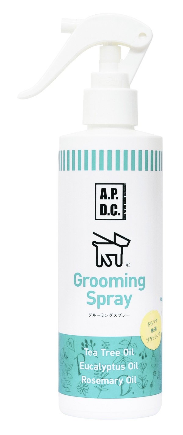 A.P.D.C. グルーミングスプレー 250ml 全犬種対応 ブラッシングスプレー 静電気 防止 乾燥予防 被毛ケア ツヤ 換毛期 ティーツリーの香り商品画像