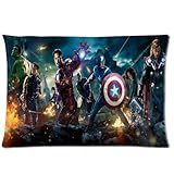 Custom Marvel Comics Avengers Pillowcase Standard Size 20x30 Two Sides Design Cotton Pillow Case