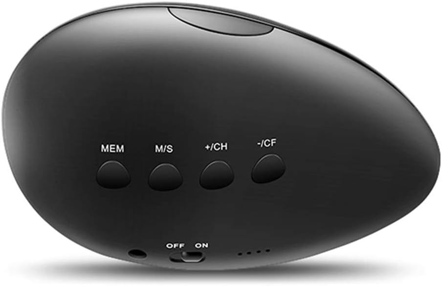 JKHESDF Smart Home Lying Stone Clock Weather Station Weather Forecast Outdoor Indoor Thermometer Hygrometer Humidity Cale