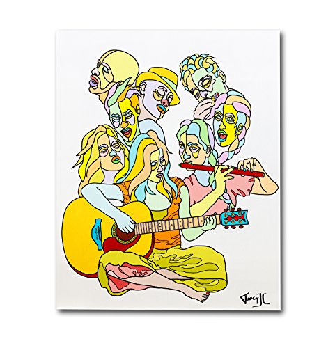 Guitar Song Wall Art Print Musician Singing Inspiration Home Decor Matte Poster 8 X 10 Inches [UNFRAMED]