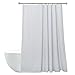 Aimjerry White Striped Washable Fabric Shower Curtain Mildew Resistant for Bathroom,Waterproof 71-inch x 72-inch