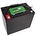 PumpSpy Deep Cycle Battery - Maintenance-free AGM Battery w/ 12V 75Ah Mounting Flexibility, 12V AGM 75Ah Ideal for Start-stop Applications, Insusceptible to Vibration, Handles High Electrical Loads