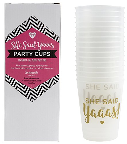 16 She Said Yaaas Cups - For Bridal & Bachelorette Parties and weddings!