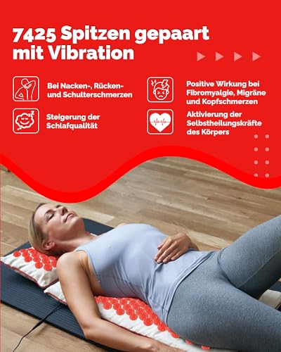OrthoMatte Acupressure Mat with Vibration Function by OrthoMechanik