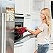 Best-Designed Cool Meat Temperature Magnet Guide Big Text USDA Chef Recommended Kitchen Oven Grill Cooking Internal Temperature Chart Cookbook Barbecue Tool BBQ Grilling Gifts for Husband Wife Dad Son