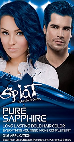 Splat Rebellious Fantasy Complete Hair Color Kit Pure Sapphire