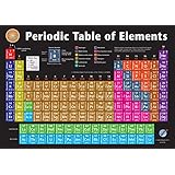 Graphic Education Periodic Table of Elements Vinyl Poster up to Date 2018 Version (33 in x 23 in); Chart for Serious Students, Teachers, Chemistry Professionals