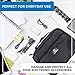 ElecTrek Products Cable Organizer Bag- Water-resistant bag organizes and protects USB drives, memory cards, chargers, cables, cords, adaptors and other device accessories.