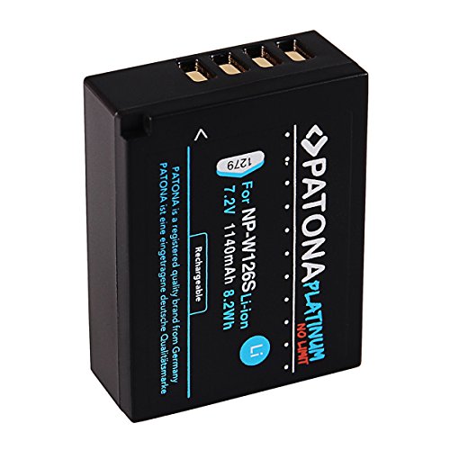 2X PATONA Batterie Platinum NP-W126S 1140mAh pour Fujifilm FinePix X-T20 | X-H1 qualité sûre et certifiée - Image 4