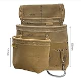 Rolson 68525 Single Leather Tool Organiser Pouch with Hammer Holder view 6