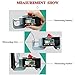 HONG111 Digital Thickness Gauges Mini Portable Horizontal Electronic Thickness Meter Measurement Tool 0 to 12.7mm Caliper, 0.01mm Resolution, -0.03mm Accuracy (Grey Black)