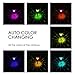 Aityvert Solar Pathway Lights, LED Solar Lights Outdoor Color Changing Solar Garden Lights Waterproof Auto On/Off Multi Color Solar Powered Landscape Lighting Path Lights for Patio Walkway, 6 Pack